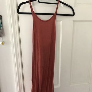 AE Don’t ask why - ribbed high-lo dress OS